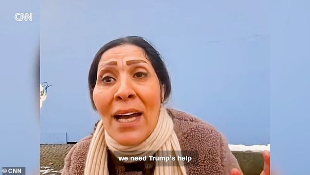 Somayeh, one of Erfan Soltani's cousins, called on Donald Trump to intervene to save him