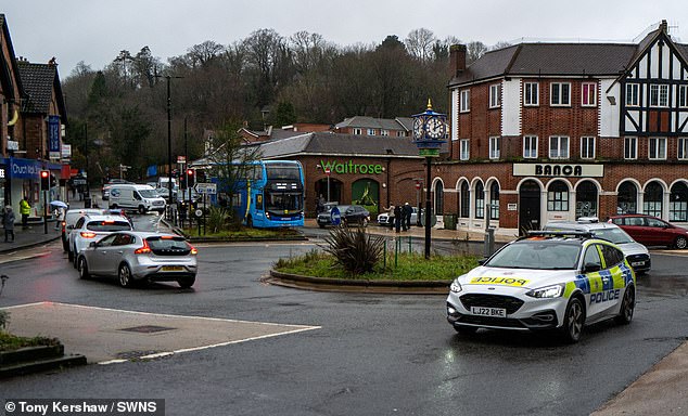The proposal will be discussed by Tandridge District Council, Surrey Police and Surrey County Council (Pictured: The roundabout in Caterham)