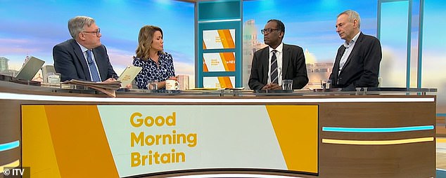 The awkward moment took place during Tuesday's episode of the popular ITV breakfast programme