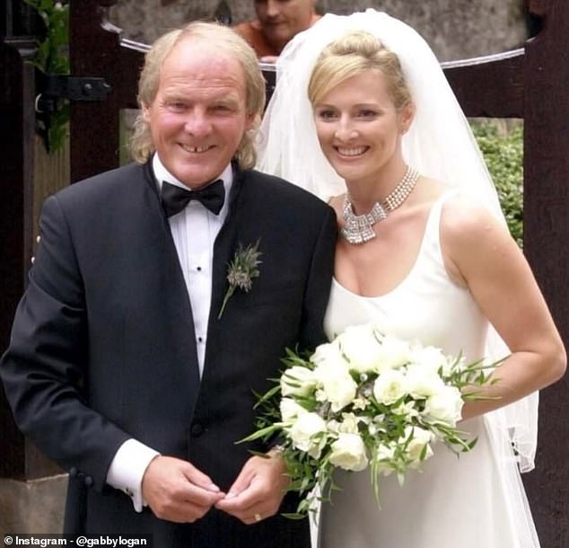 Logan had previously shared photographs of herself and her dad from down the years, including at her wedding