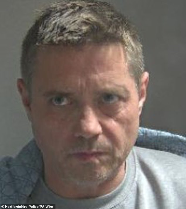 John Alford, pictured in a custody photo taken by Hertfordshire police, became one of the most famous faces on British TV. Today, the 54-year-old has been jailed after he was convicted of having sex with an underage girl and sexually assaulting another at the same party