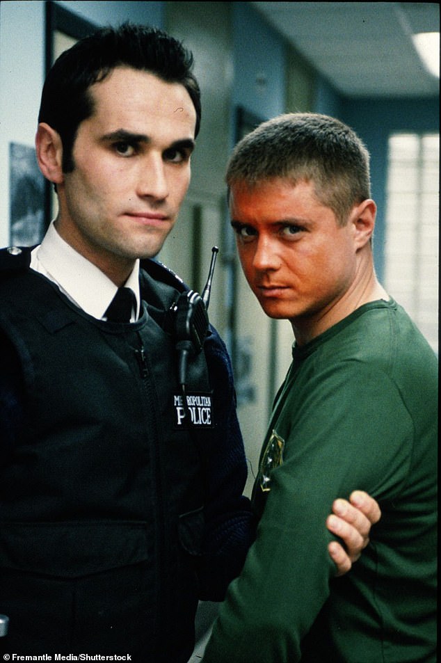 He later had guest appearances on shows such as The Bill (pictured alongside series regular Rene Zagger)