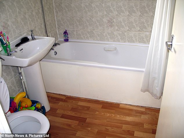 The little girl, who cannot be named for legal reasons, had been happily playing in the bath when Voisey crept into the flat she lived in with her family