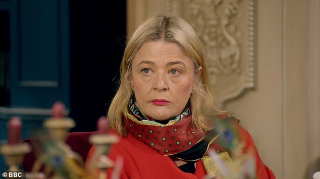 Harriet's tirade against Rachel continued at breakfast the next morning, visibly glaring at the mother-of-three as she arrived at the castle