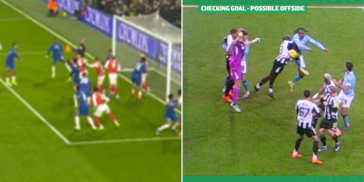 Chelsea and Man City fans rage at VAR as Arsenal score very familiar goal at Stamford Bridge