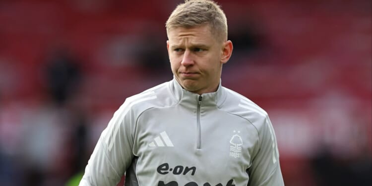 Oleksandr Zinchenko could be sent back to Arsenal and frozen out of squad as Nottingham Forest look to terminate loan