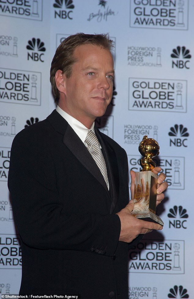 Sutherland, 59, was arrested after reports of a driver being assaulted, according to the Los AngelesPolice Department, the Daily Mail confirmed. According to the LAPD, officers responded to a radio call about an 'assault involving a rideshare driver' shortly after midnight on Monday; pictured in January 2004 in Beverly Hills