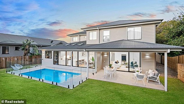 The couple already appear to be preparing to sell up their $2.43million (£1.8million) home in the leafy Brisbane suburb of Seven Hills