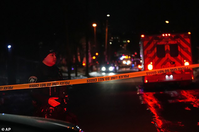 Initial reports suggest the person was shot in the leg, but is in a stable condition and now in custody