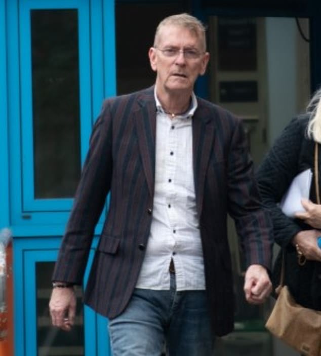 Gould pictured outside Isleworth Crown Court