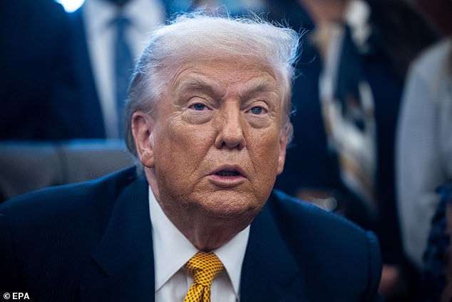 President Donald Trump takes part in a signing ceremony in the Oval Office at the White House in Washington, DC, USA, 14 January 2026