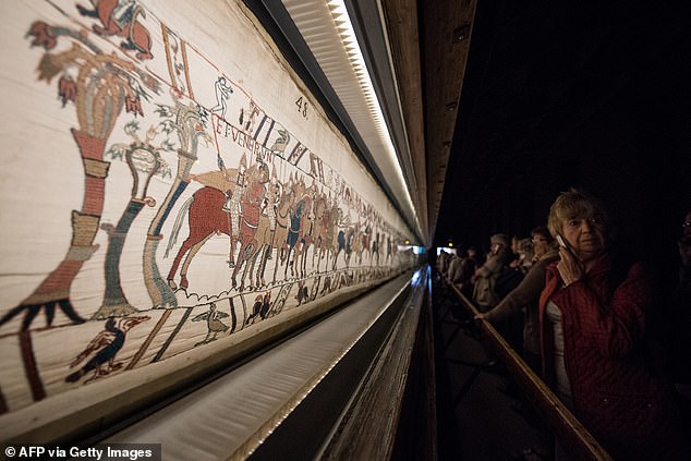 The Bayeux tapestry is over 900 years old and 70 metres long, and depicts the Norman conquest over Britain