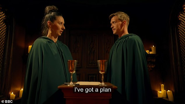 The two remaining Traitors, Rachel and Stephen, appeared on board to accept Matthew's plan - but at a cost for him