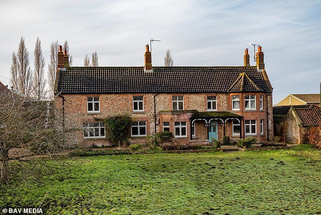 A team of at least six have been working on the Marsh Farm property in Norfolk this week
