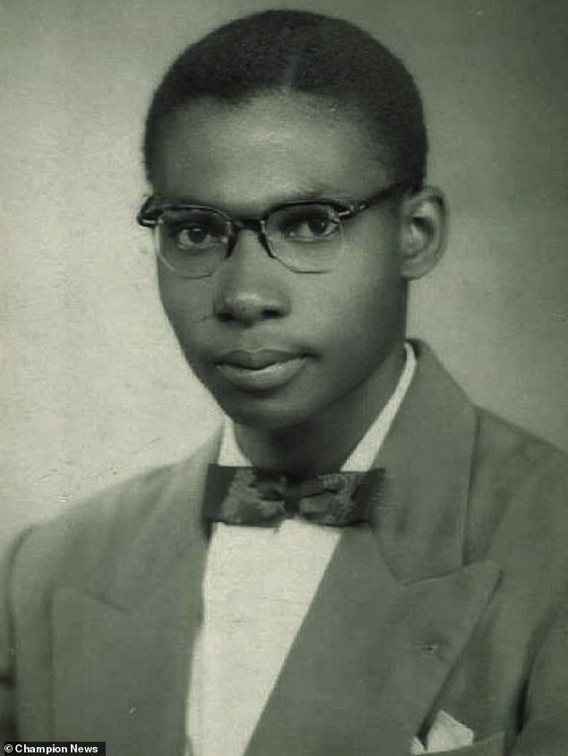 The High Court heard McDonald's father, Stanley Dorant, had a convoluted love life, making it difficult to work out who should inherit his fortune. Pictured McDonald Noel as a young man