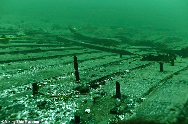 The wreck was excavated at a depth of 13 metres, where it had been shielded from the forces that normally destroy ships near the coast