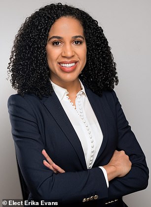 Seattle City Attorney Erika J Evans is pictured in a campaign publicity photo