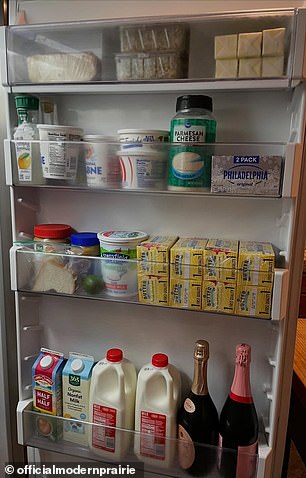 Melissa Gilbert's fridge