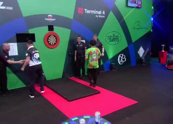 Darts fans rejoice as legend, 68, appears at Bahrain Masters two years after PDC World Championship retirement
