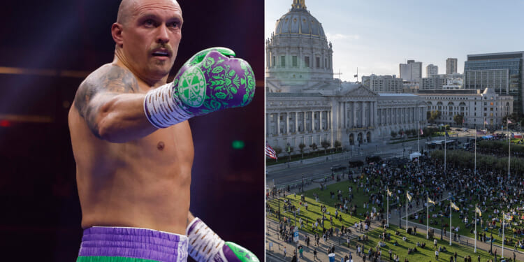 Oleksandr Usyk could fight in front of WORLD RECORD boxing crowd with almost 150,000 people set to attend bout