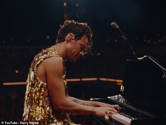 The star has been dropping clues about his comeback in recent days, which have included a nine-minute YouTube video (pictured), global posters and a mysterious website