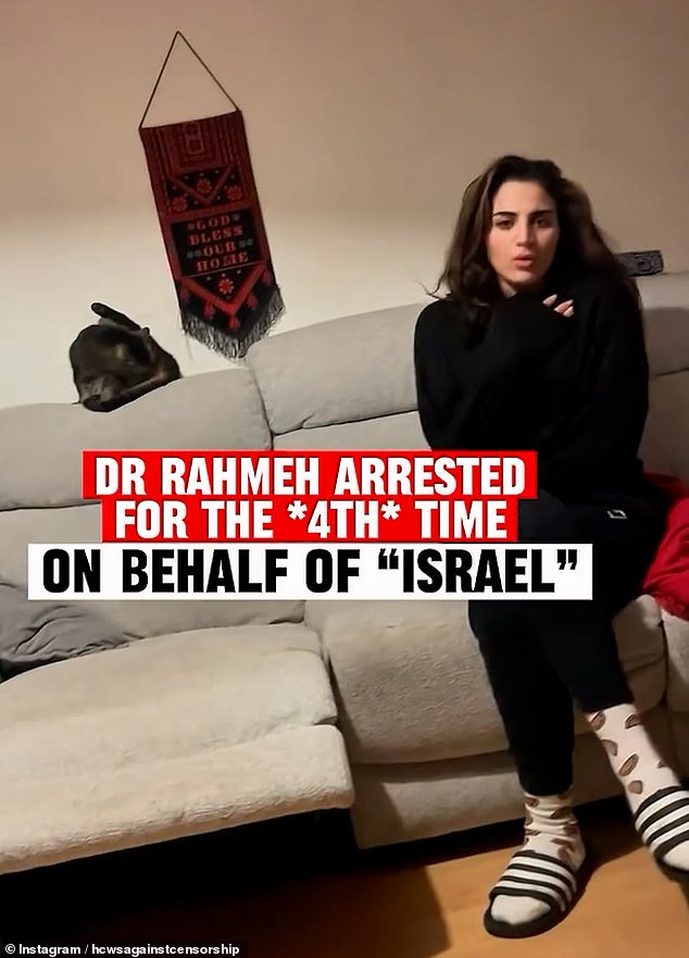 The trauma and orthopaedics doctor reacted in a shocked manner as she was told she had been arrested under Section 12 of the Terrorism Act 2000, on Thursday morning