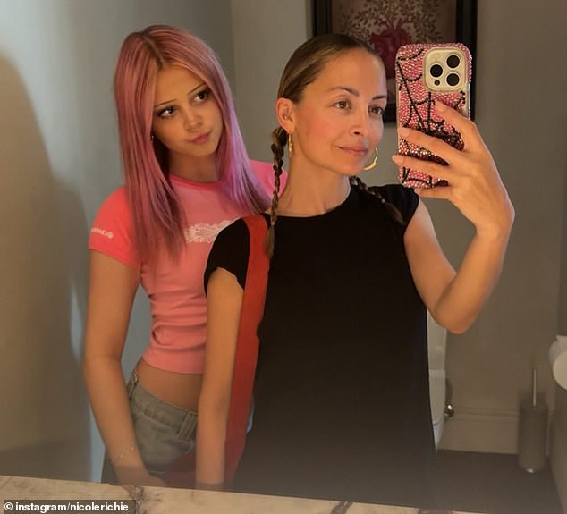 'Yeah, she goes by her middle name,' Richie told People on Wednesday. 'She has her whole life'