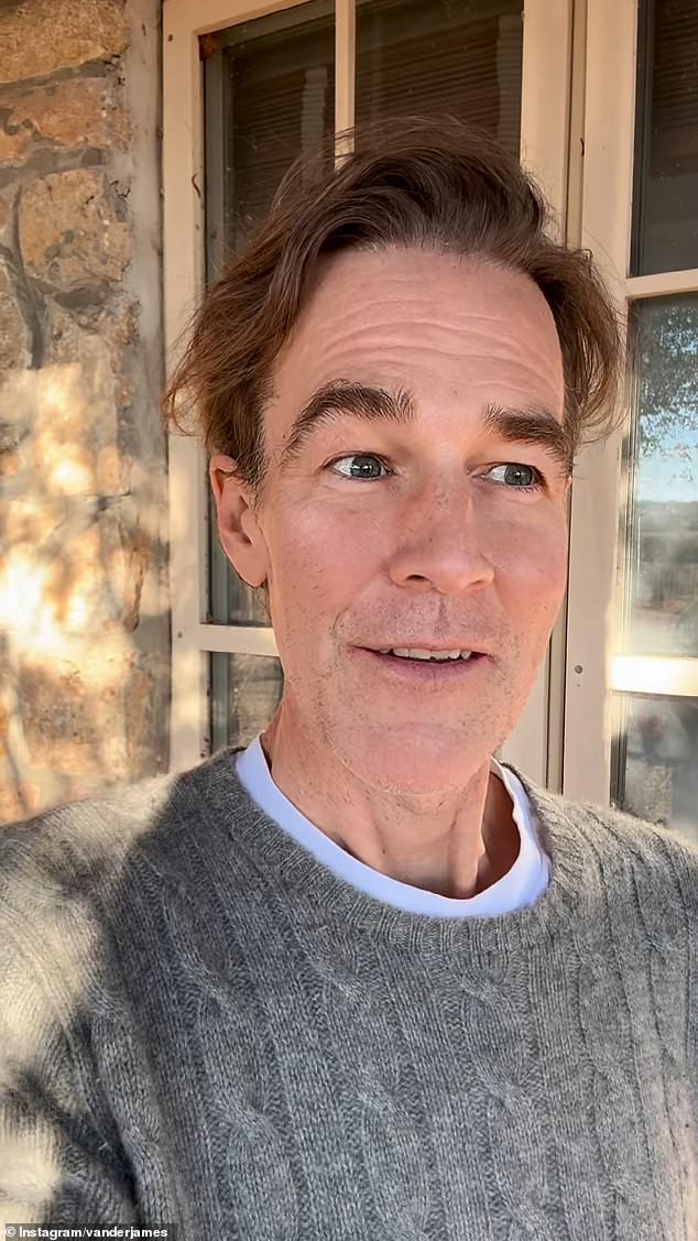 Van Der Beek argued that winter is the perfect time for 'cocooning' and not setting fitness goals. 'Why are we celebrating a New Year in the dead of winter?' the entertainer questioned