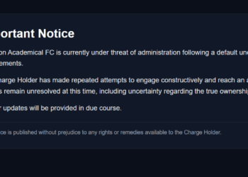 Historic SPFL club on brink of administration over 'default in secured lending' as fans met with grim warning on website