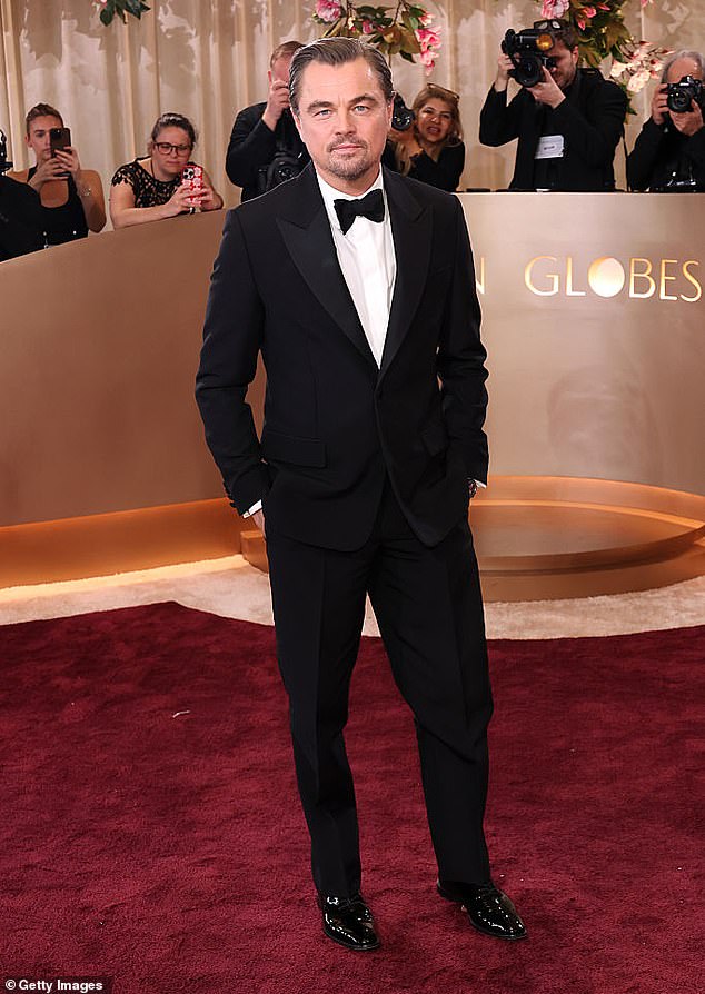 One Battle After Another took home four Golden Globes including Best Motion Picture and a supporting performance win for Teyana Taylor but DiCaprio went home empty-handed; DiCaprio seen at Sunday's Golden Globes