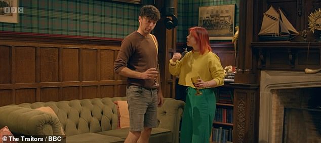 Suspicion that the pair had a secret relationship first rose when Jessie jumped into James' arms during a task, as well as saying she was 'so proud' of him