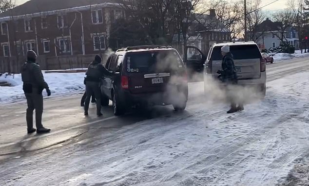 Footage showed Ross firing on Good while she was driving her SUV down a street where ICE agents were on duty in Minneapolis on January 7