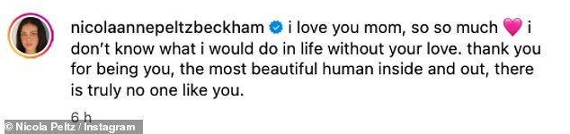 'I don¿t know what i would do in life without your love. thank you for being you, the most beautiful human inside and out, there is truly no one like you'