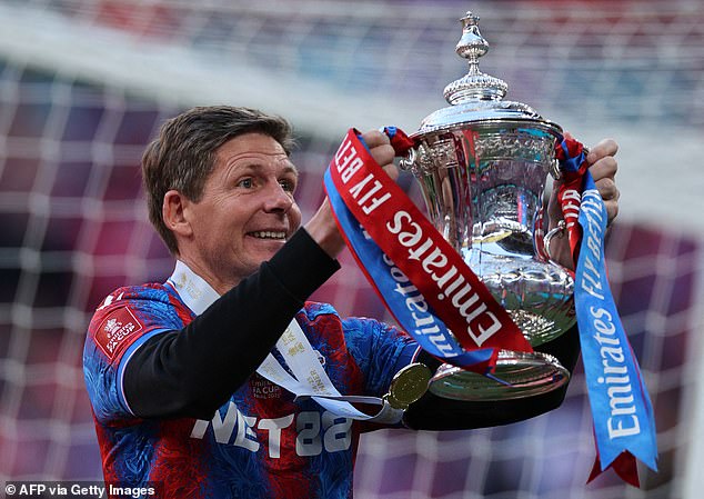 Glasner led Palace to the FA Cup last season with a brilliant win over Manchester City