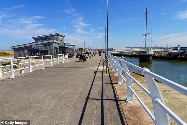 Attempts have been made to spruce up Rhyl's waterfront areas