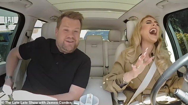Adele had a blast with Corden on the TV show Carpool Karaoke