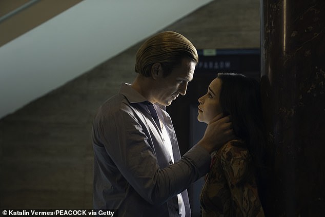 The Game Of Thrones star has described the embarrassing blunder in a new interview about the Cold War-era drama (pictured with Artjom Gilz in the drama)