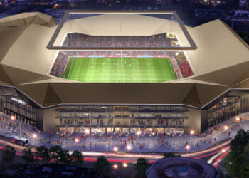 Ex-Premier League club’s new £100m stadium build enters next stage with 25,000-seater venue set to be ready in two years