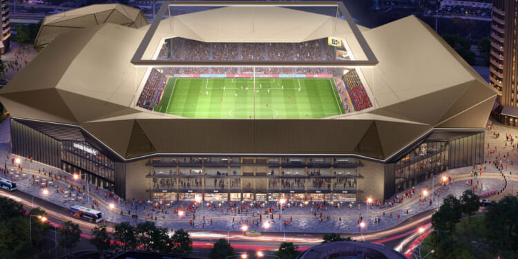 Ex-Premier League club’s new £100m stadium build enters next stage with 25,000-seater venue set to be ready in two years