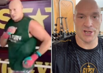 'Big balls' - Tyson Fury sends bizarre message to heavyweight rivals as Gypsy King ramps up training for boxing return