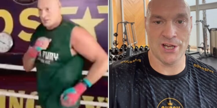 'Big balls' - Tyson Fury sends bizarre message to heavyweight rivals as Gypsy King ramps up training for boxing return