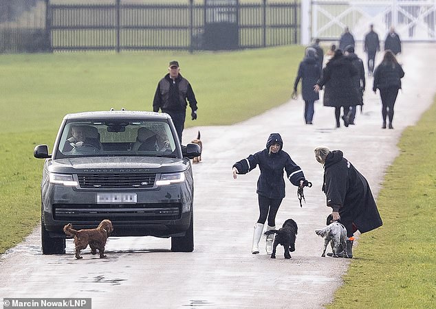 The disgraced royal has been spotted out and about as his ousting from Royal Lodge is underway