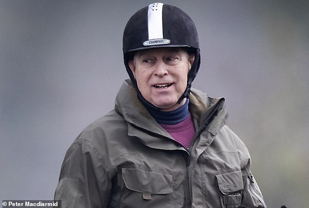 The shamed royal has been keeping busy ahead of his move out of his mansion, Royal Lodge