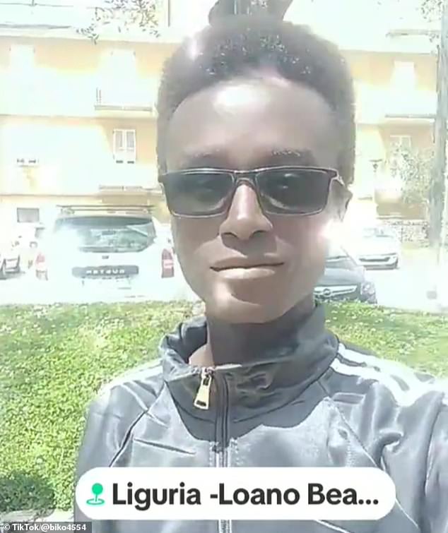The man who posted the video, named Abubaker, appears to be a Sudanese migrant who travelled to Britain through Europe last year