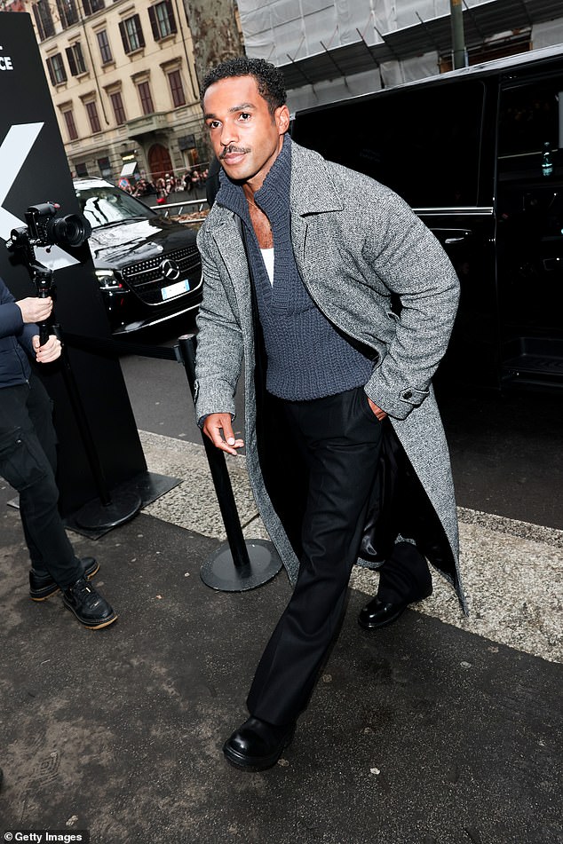 The Emily In Paris star, who usually opts for a rugged beard, looked handsome as he debuted a clean shaven look