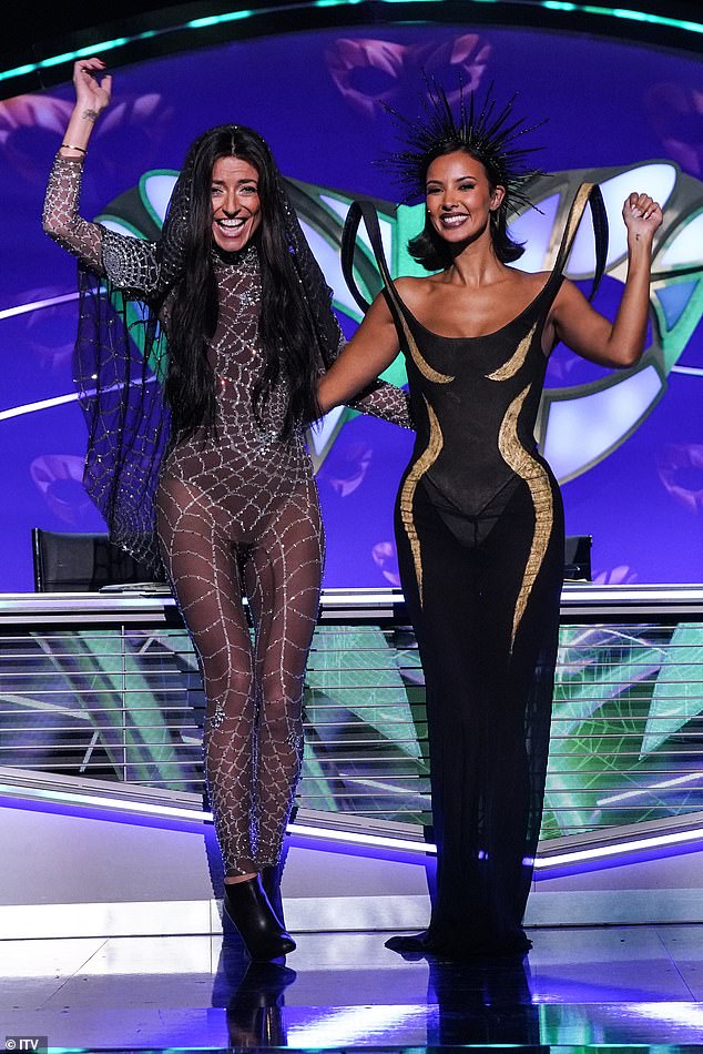 Judge Maya Jama wowed in a plunging black gown while Davina McCall rocked a see-through catsuit