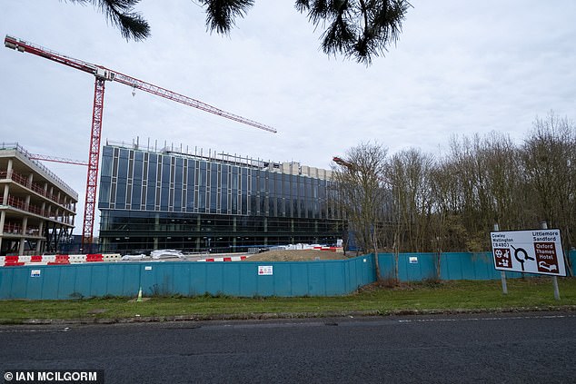 The Oxford Science Park site in which Ellison is building multiple facilities to create the Ellison Institute of Technology
