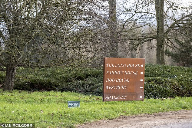 The development began in November 2020, when a sprawling contemporary-style mansion set within nine acres of landscaped grounds was bought for £8million through an overseas company, Jozu UK LLC. Pictured: Fyfield Wick, near Kingston Bagpipe in Oxfordshire, where Ellison owns several properties