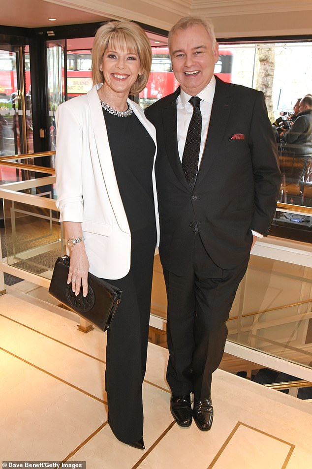 Ruth and Eamonn, who had been together for 27 years but married for 14, ended their relationship in June 2024 (pictured together in 2018)