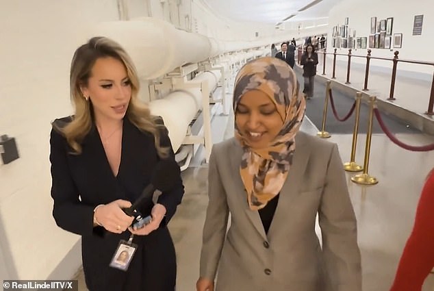 The congresswoman was particularly curt to a reporter who was asking her questions about whether she was connected to the fraud scandal that is emerging